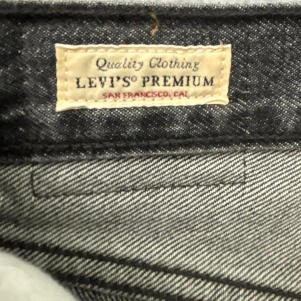 Levi's High Rise Denim Midi Skirt Women's Size 28 0096 - Picture 4 of 8